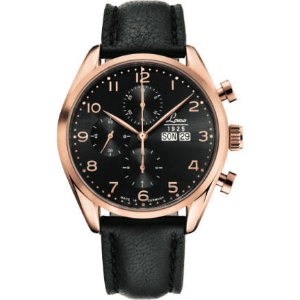Chronographs Paris / Stainless Steel / Black