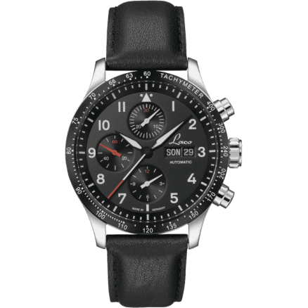 Chronographs Hockenheim / Stainless Steel / Black