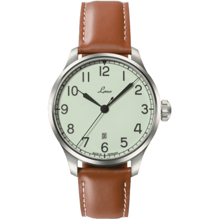 Navy Watch Valencia / Stainless Steel / White