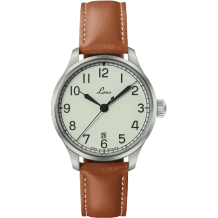 Navy Watch Valencia / Stainless Steel / White