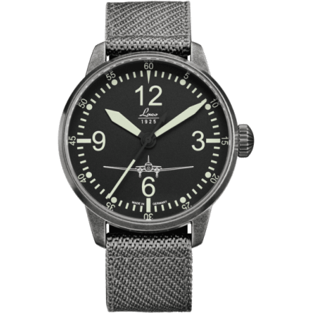 Pilot Watch Special Models DC-3 / Stainless steel / Black