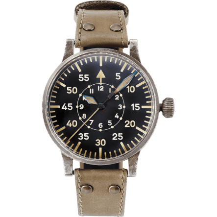 Pilot Watch Original Replika 55 Erbstück Stainless Steel / Black