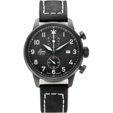 Pilot Watch Special Models Model Lausanne / Stainless Steel / Black
