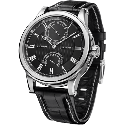 Automatic Deck Chronometer White Gold Black