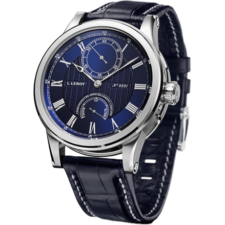 Automatic Deck Chronometer White Gold Blue