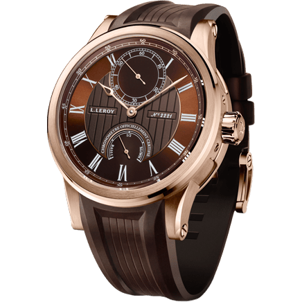 Automatic Deck Chronometer Pink Gold Brown
