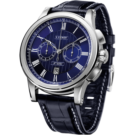 Automatic Deck Chronograph White Gold Blue