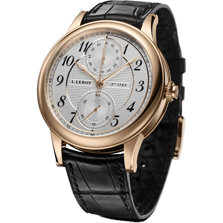 Osmior Automatic Single Push-Piece Chronograph Pink Gold