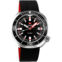 Tartaruga Scuba Diver Stainless Steel / Black / Rubber