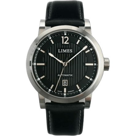 Chyros Automatic - Black / black leather strap