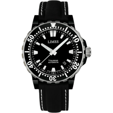 1Tausend Automatic PVD - Leather strap