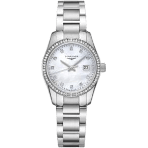 Conquest Classic Quartz 29.5 Stainless Steel - Diamond / MOP