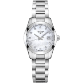 Conquest Classic Quartz 29.5 Stainless Steel / MOP