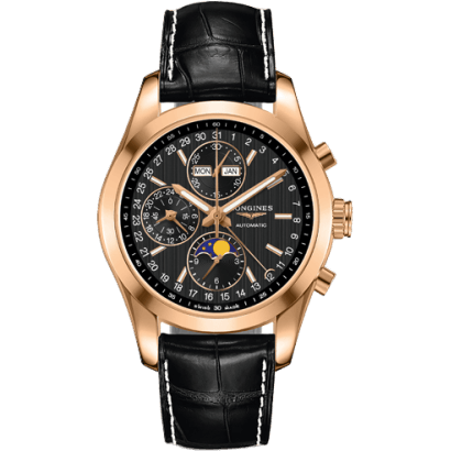 Conquest Classic Moonphase Red Gold / Black