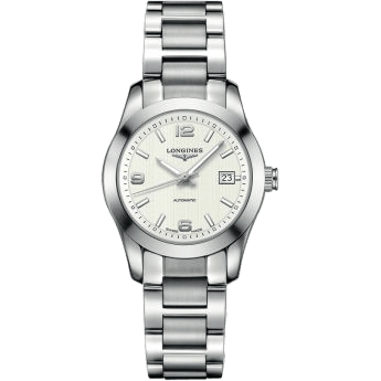 Conquest Classic Automatic 29.5 Stainless Steel / White / Bracelet