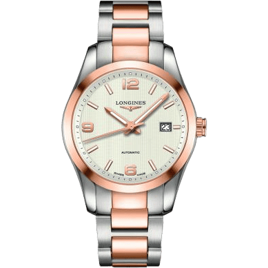 Conquest Classic Automatic 40 Stainless Steel / Red Gold / Silver