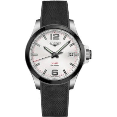 Conquest V.H.P. 41 Stainless Steel / Ceramic / Silver / Rubber
