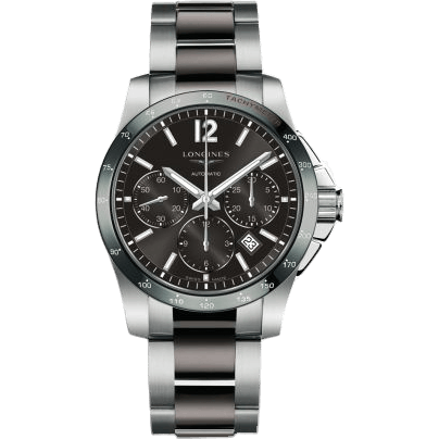 Conquest Chronograph Automatic 41mm Ceramic Grey