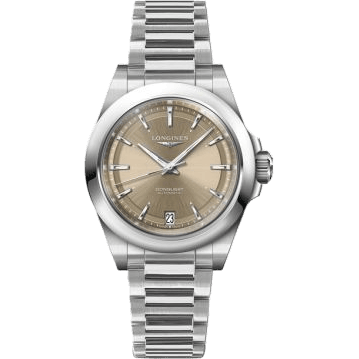 Conquest 34 Stainless Steel / Brown / Bracelet