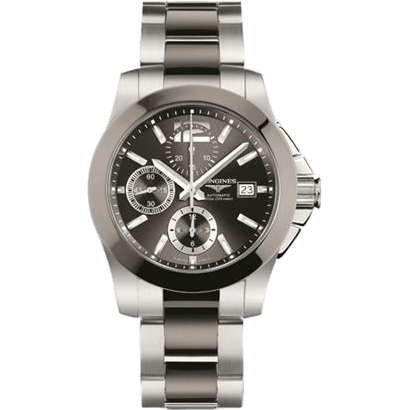 Conquest Chronograph Grey Ceramic