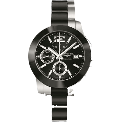 Conquest Chronograph Ceramic Bracelet
