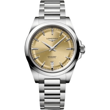 Conquest 38 Stainless Steel / Champagne / Bracelet