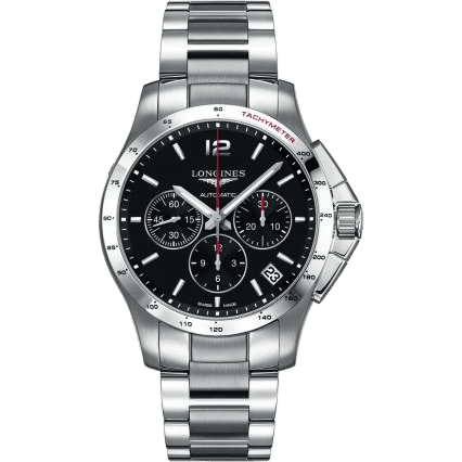 Conquest Chronograph Automatic 44.5mm Black