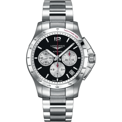 Conquest Chronograph Automatic 44.5mm Black Panda