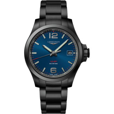 Conquest V.H.P. 41 PVD / Blue / Bracelet