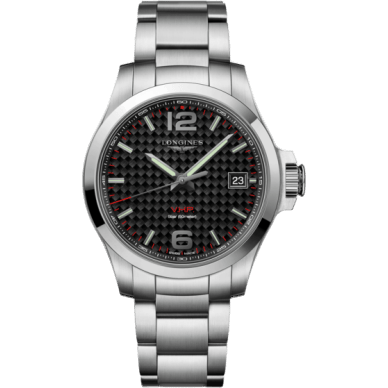 Conquest V.H.P. 41 Stainless Steel / Carbon / Bracelet