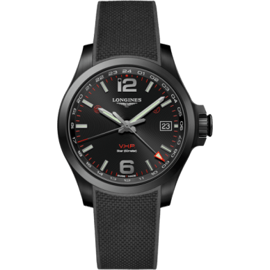 Conquest V.H.P. GMT 41 PVD / Black / Rubber