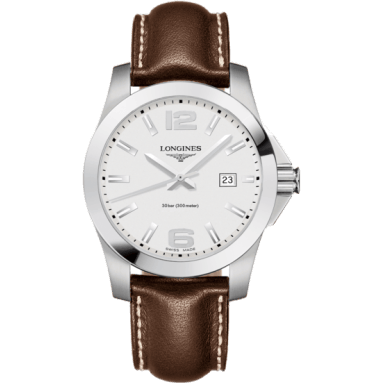 Conquest Quartz 41 Stainless Steel / Silver / Strap