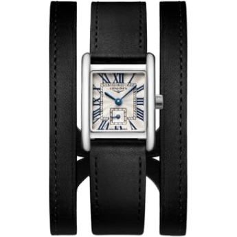 Mini DolceVita 21.5 Quartz Stainless Steel / Silver / Triple Cuff Black XS