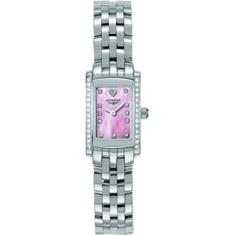 DolceVita 16 Quartz Stainless Steel Diamond Pink