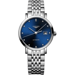 Elegant Collection Automatic 29 Stainless Steel / Blue - Diamond / Bracelet