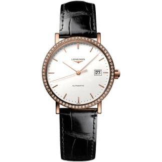 Elegant Collection Automatic 27.2 Pink Gold - Diamond / White