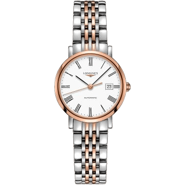 Elegant Collection Automatic 29 Stainless Steel / Pink Gold / White