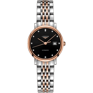 Elegant Collection Automatic 29 Stainless Steel / Pink Gold / Black
