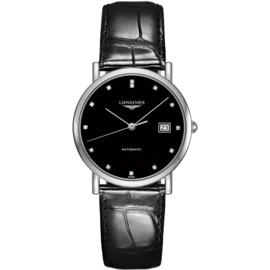 Elegant Collection 34.5 Automatic Stainless Steel / Black / Strap