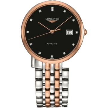 Elegant Collection 34.5 Automatic Stainless Steel / Red Gold / Black