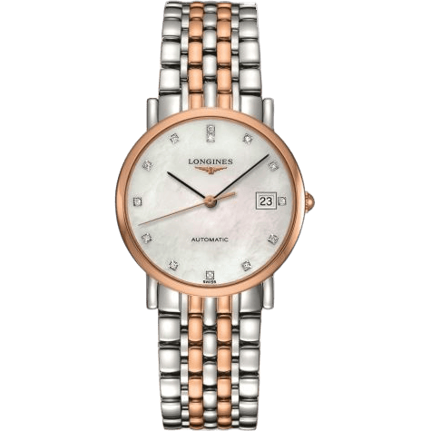 Elegant Collection 34.5 Automatic Stainless Steel / Red Gold / MOP