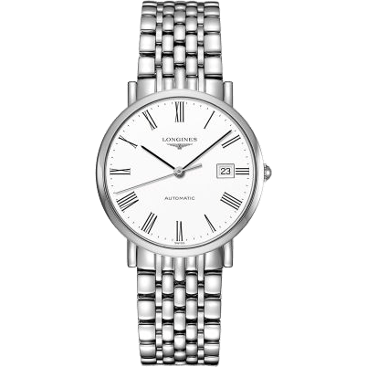 Elegant Collection Automatic 37 Stainless Steel / White / Bracelet
