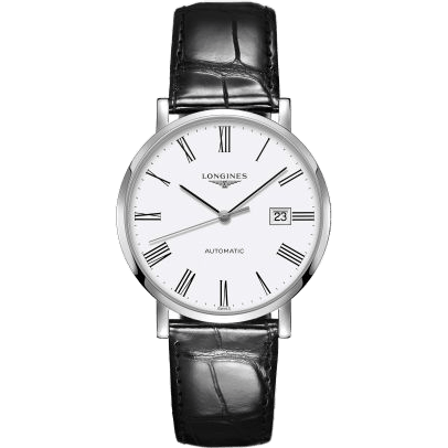 Elegant Collection Automatic 39 Stainless Steel / White / Strap