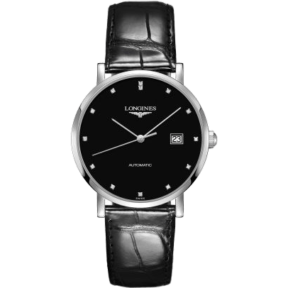 Elegant Collection Automatic 39 Stainless Steel / Black / Strap
