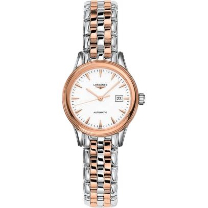 Flagship 30 Stainless Steel - Pink Gold / White / Bracelet