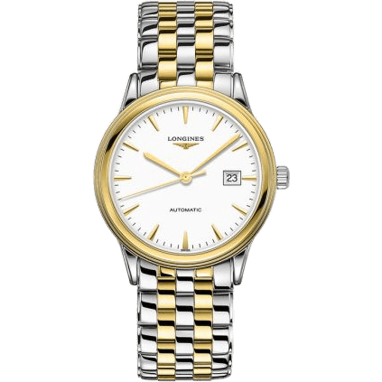 Flagship 40 Stainless Steel - Yellow Gold / White / Bracelet
