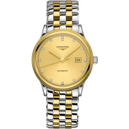 Flagship 40 Stainless Steel - Yellow Gold / Gilt - Diamond / Bracelet