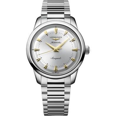 Conquest Heritage 40 Stainless Steel / Silver / Bracelet