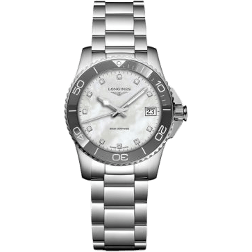 HydroConquest 32 Quartz Stainless Steel / MOP / Bracelet