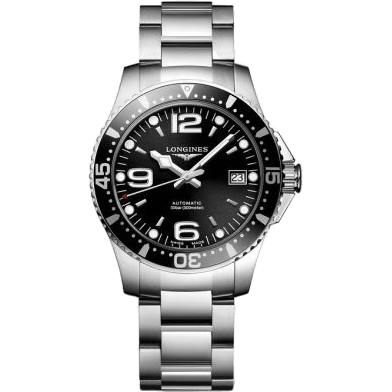 HydroConquest 39 Automatic Stainless Steel / Black / Bracelet